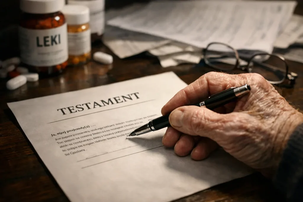 Jak podważyć testament? Choroba psychiczna i brak świadomości