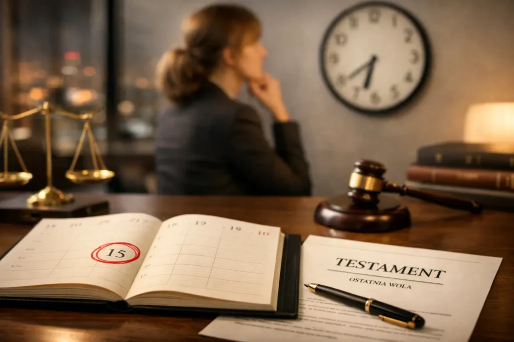 Przedawnienie zachowku a testament – kiedy mija termin?