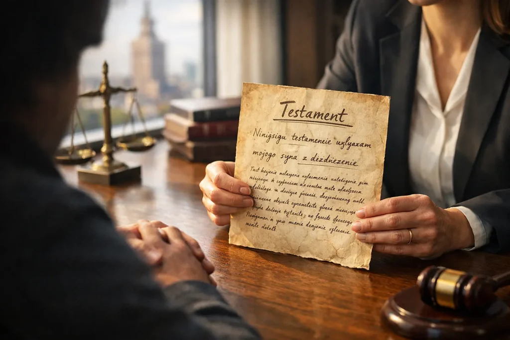 Testament negatywny a zachowek - różnice i skutki prawne | Anna Klisz